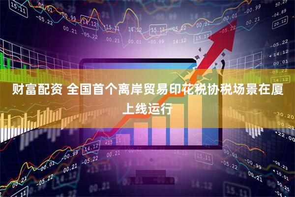 财富配资 全国首个离岸贸易印花税协税场景在厦上线运行